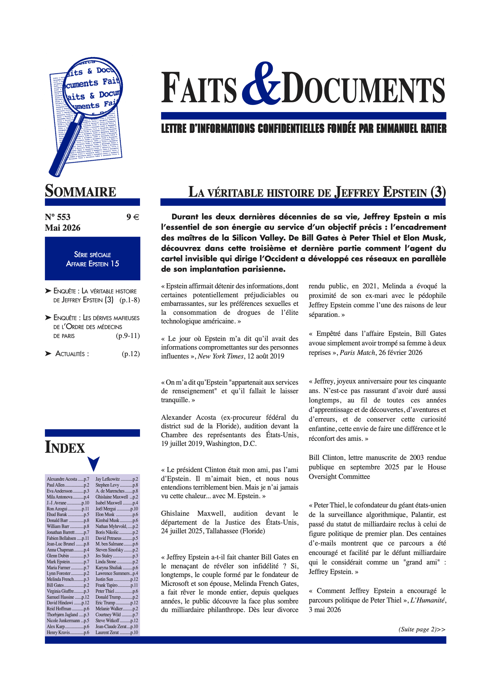 sommaire